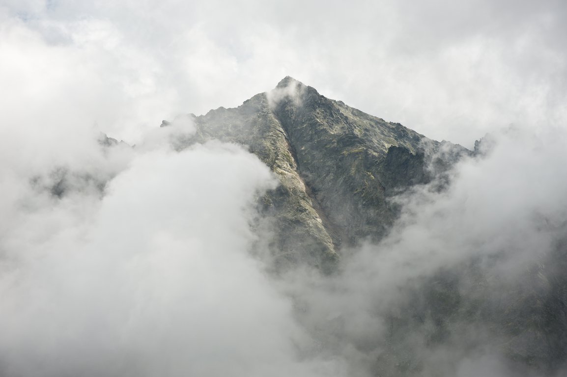 Foggy Rysy Peak