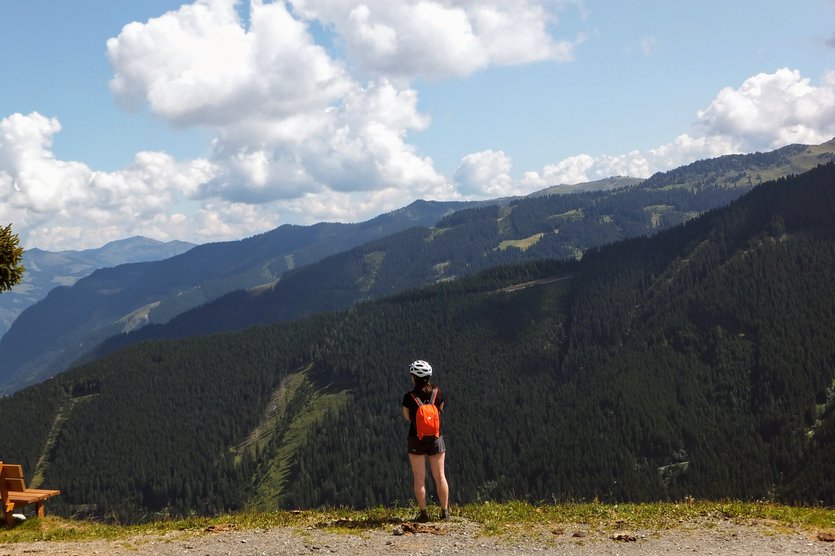 Biking in Austrian Alps - Saalbach