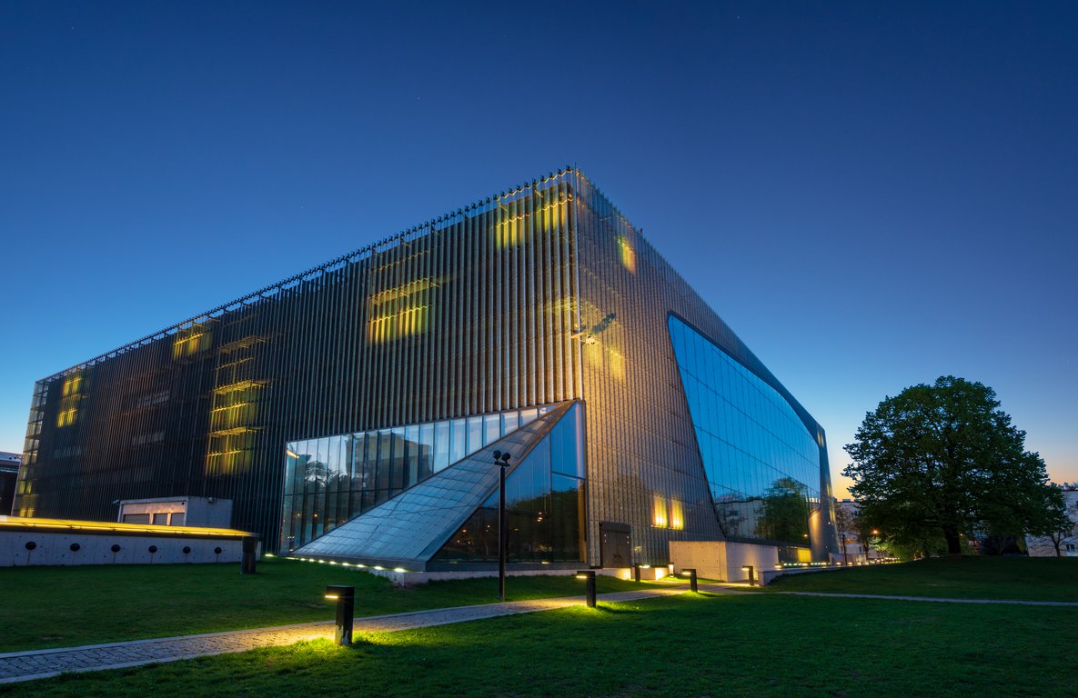 Building of the Polin Polish Jews Museum in Warsaw
