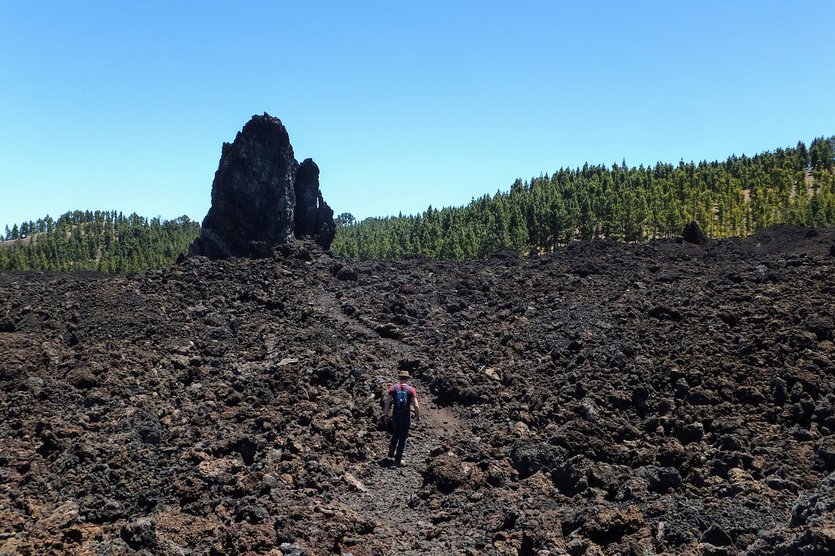 Chinyero Volcano trail - Teide National Park in Tenerife