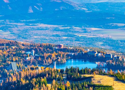 strbskie pleso seen from solisko