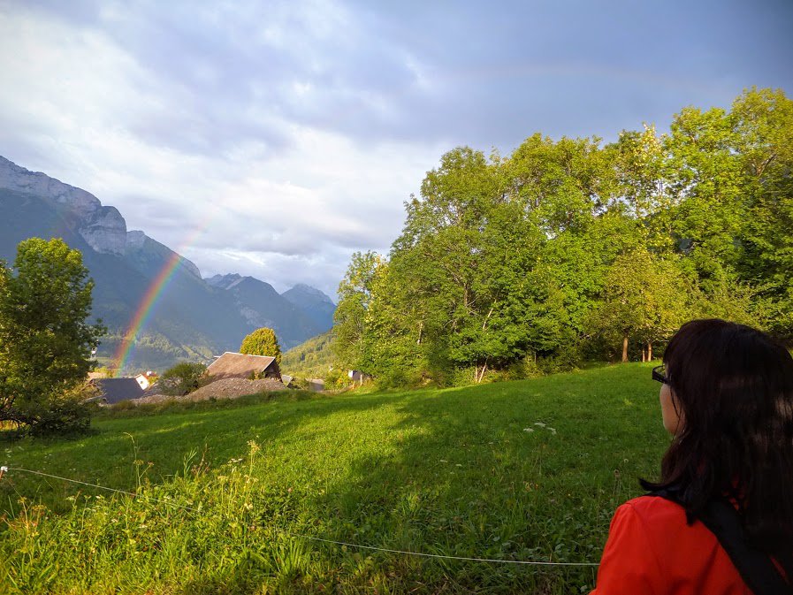 Hiking in French Alps near Annecy