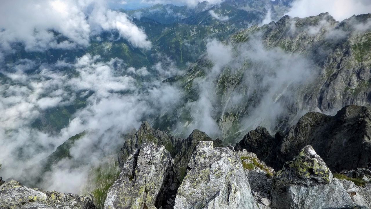 Hiking to Krivan, High Tatra moutains, Slovakia