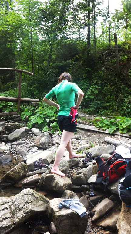 Hiking in Zywiec Beskid mountains, Poland