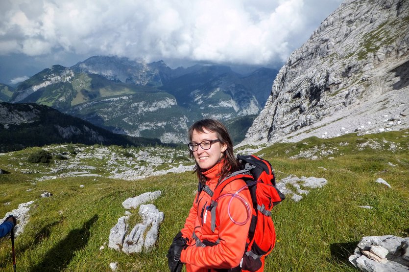 Hiking in Leogang range, Austrian Alps