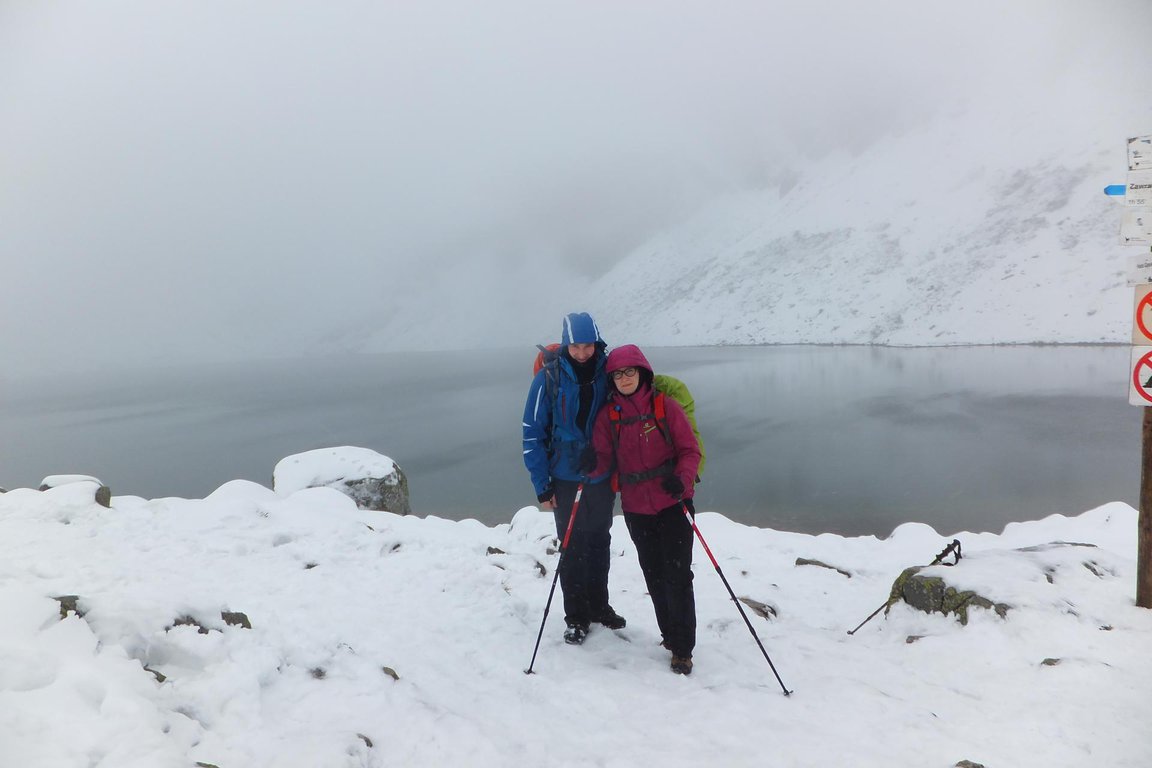 hiking in Tatra mountains near Zakopane - Czarny Staw Gasienicowy