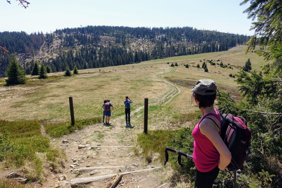 Hiking in Gorce mountains, Poland
