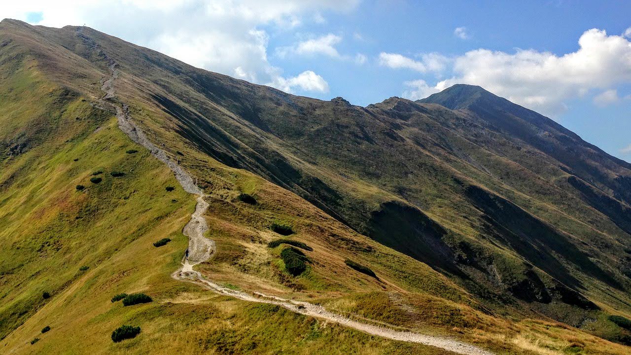 Hiking in Western Tatra mountains Rakon