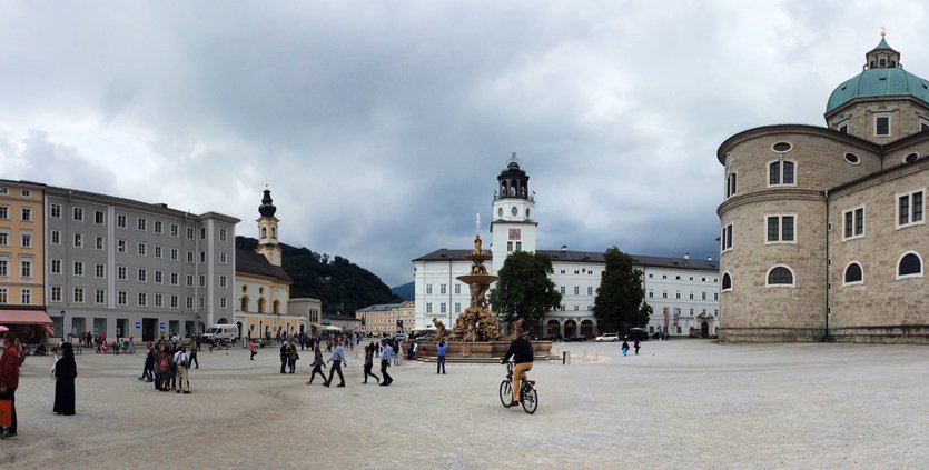 City Center of Salzburg, Austria