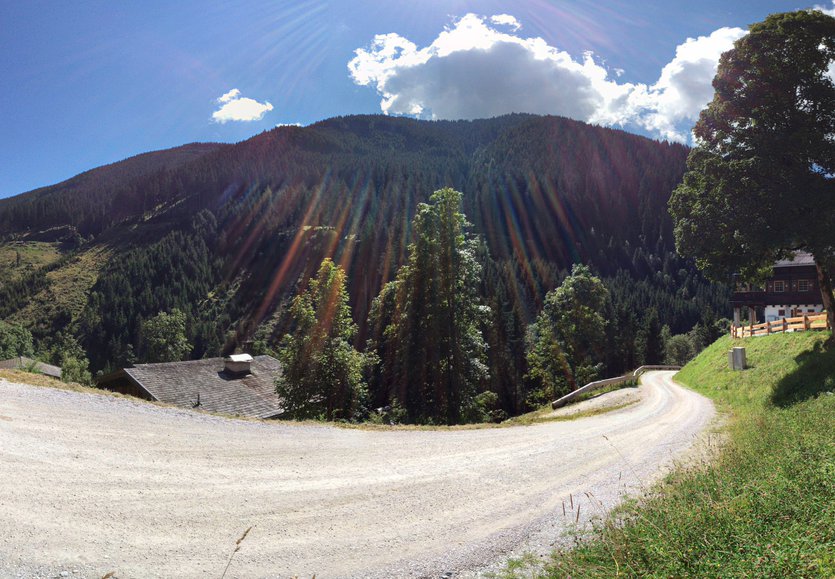 Bike riding in Saalbach, Austrian Alps