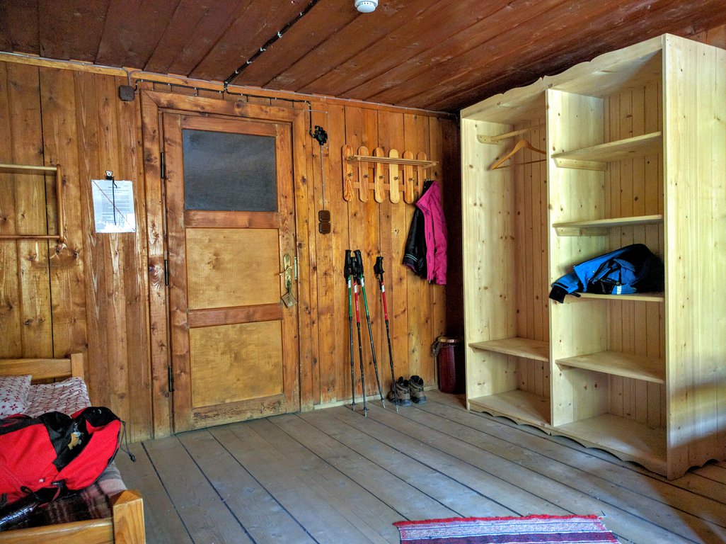 Mountain hut on Hala Ornak, Tatra National Park in Poland