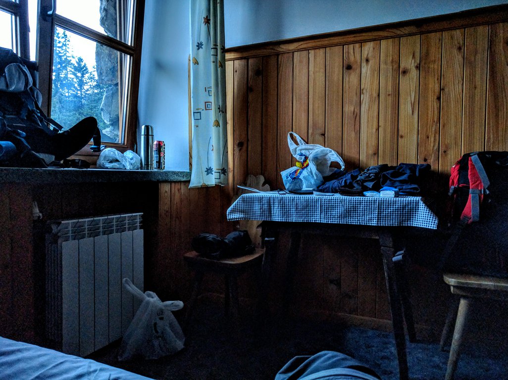 Mountain hut on Polana Chochołowska, Tatra National Park in Poland