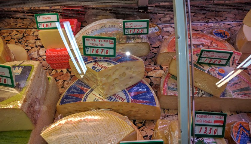 Italian cheeses