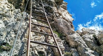 Sentiero Giuseppe Olivieri in Tofane group, Sexten Dolomites