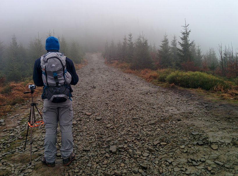 Hiking to Lysa hora - Moravian-Silesian Beskid range in Czech Republic