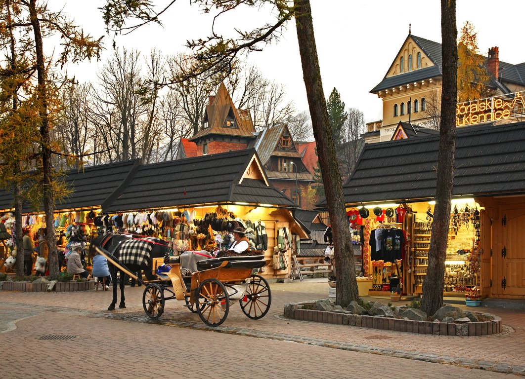 Krupowki street in Zakopane