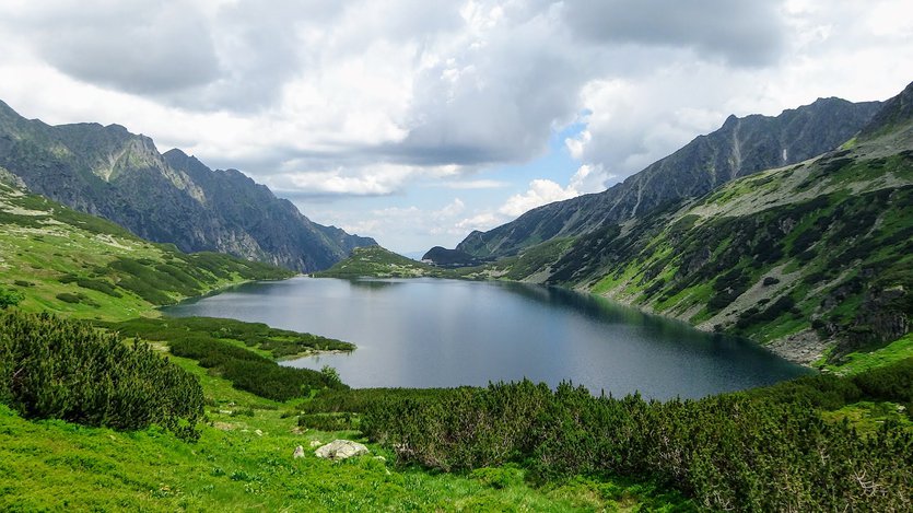 Lake in Tatra mountains, Poland