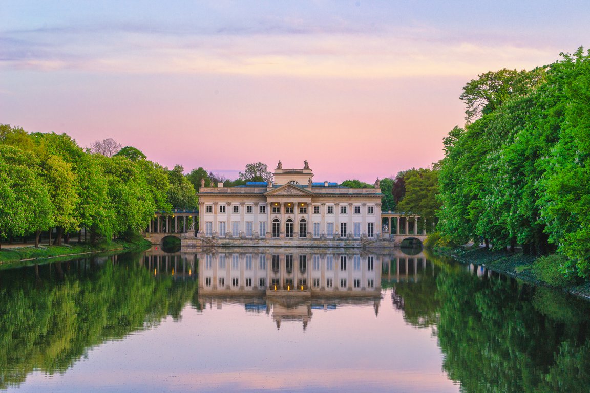 Lazienki Park in Warsaw