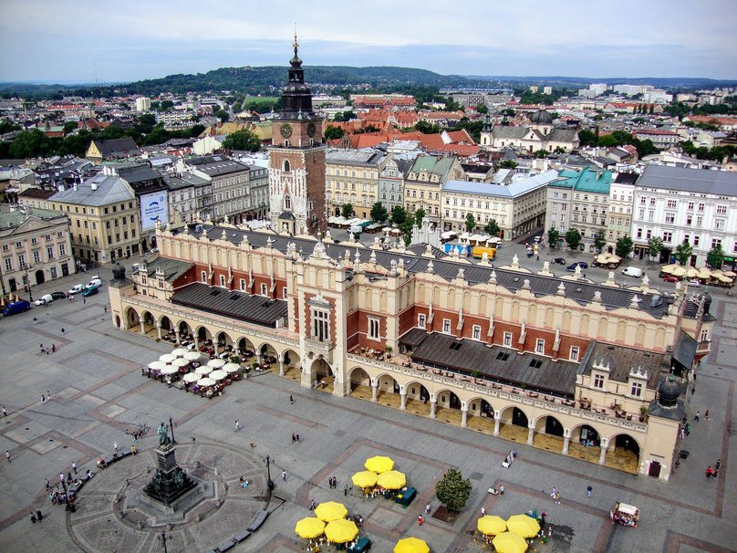 Main Square in Cracow, Poland