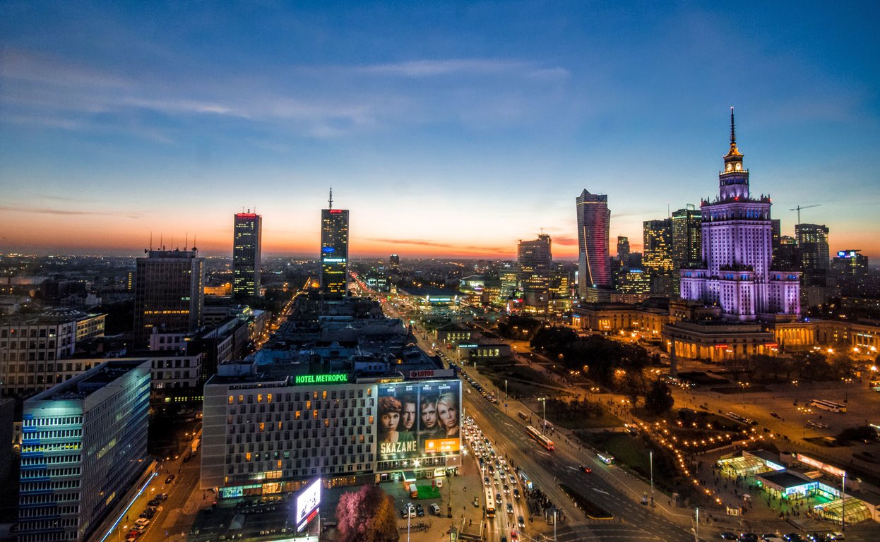 Capital of Poland - Warsaw city