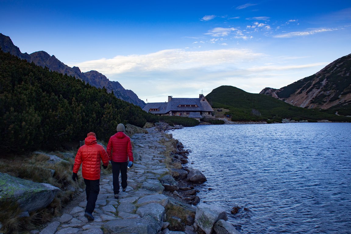 Mountain shelter in the Five Lakes Valley