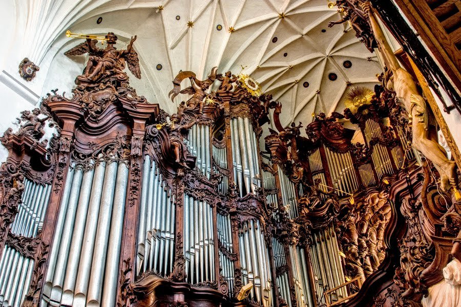Gdansk places to see. Oliwa Cathedral Gdansk Poland