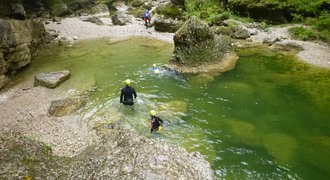 canyoning in Austrian Alps, Salzburg region