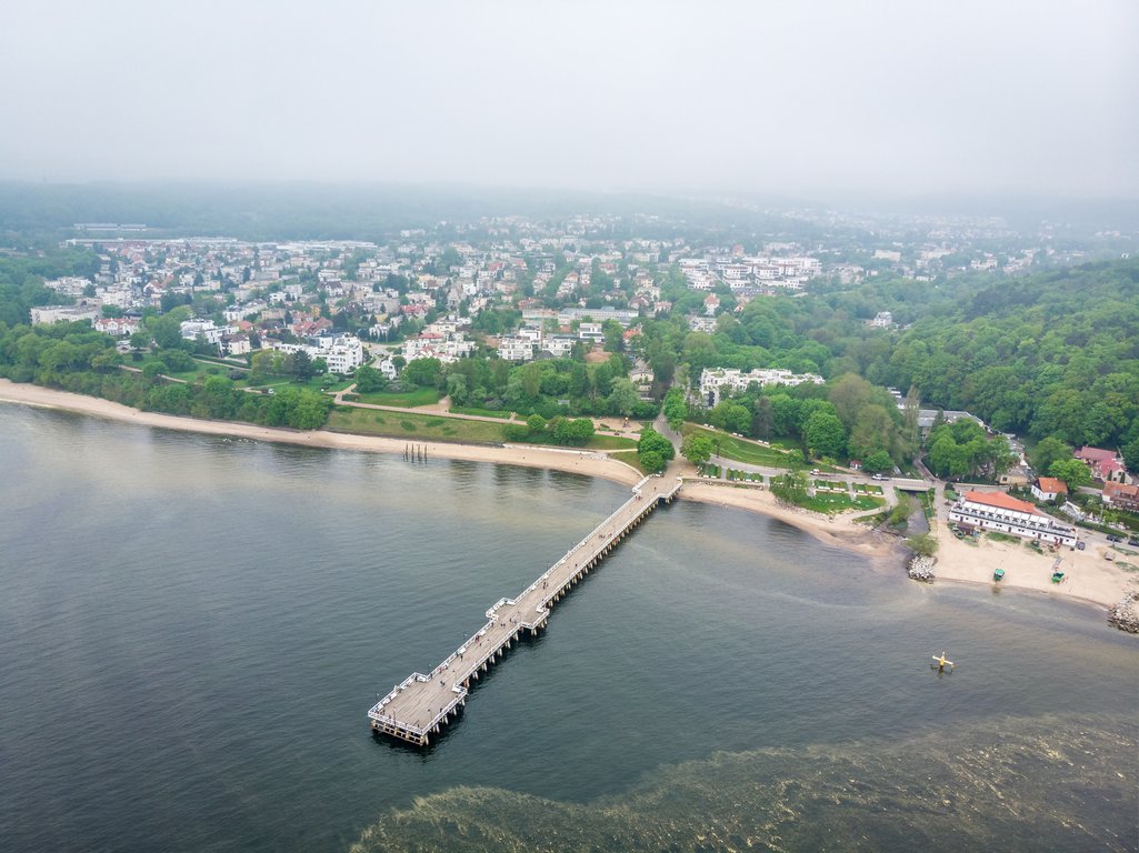 Best beach in Gdansk. Brzezno beach Gdansk.