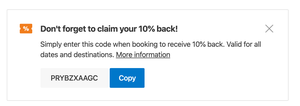 Booking.com discount
