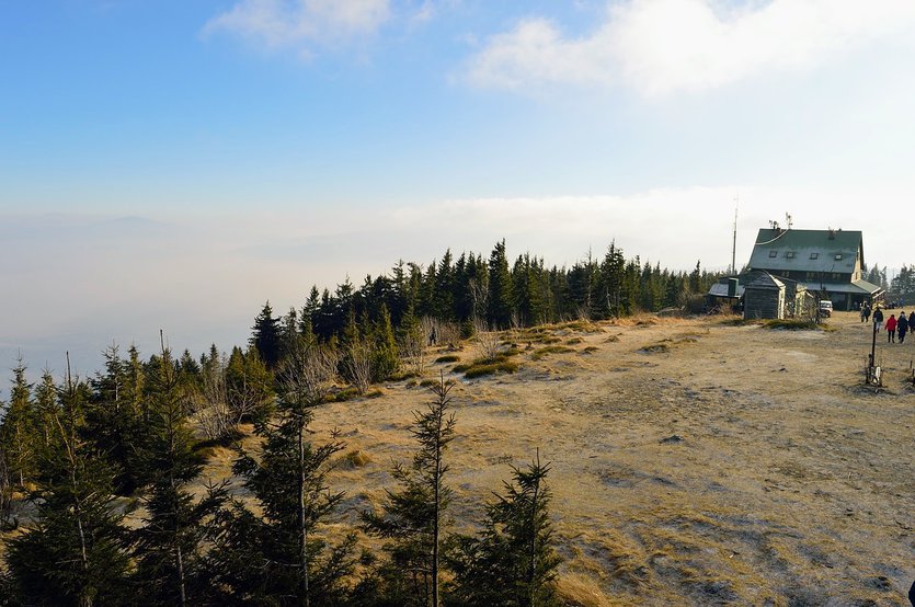 Silesian Beskid mountains in the south of Poland