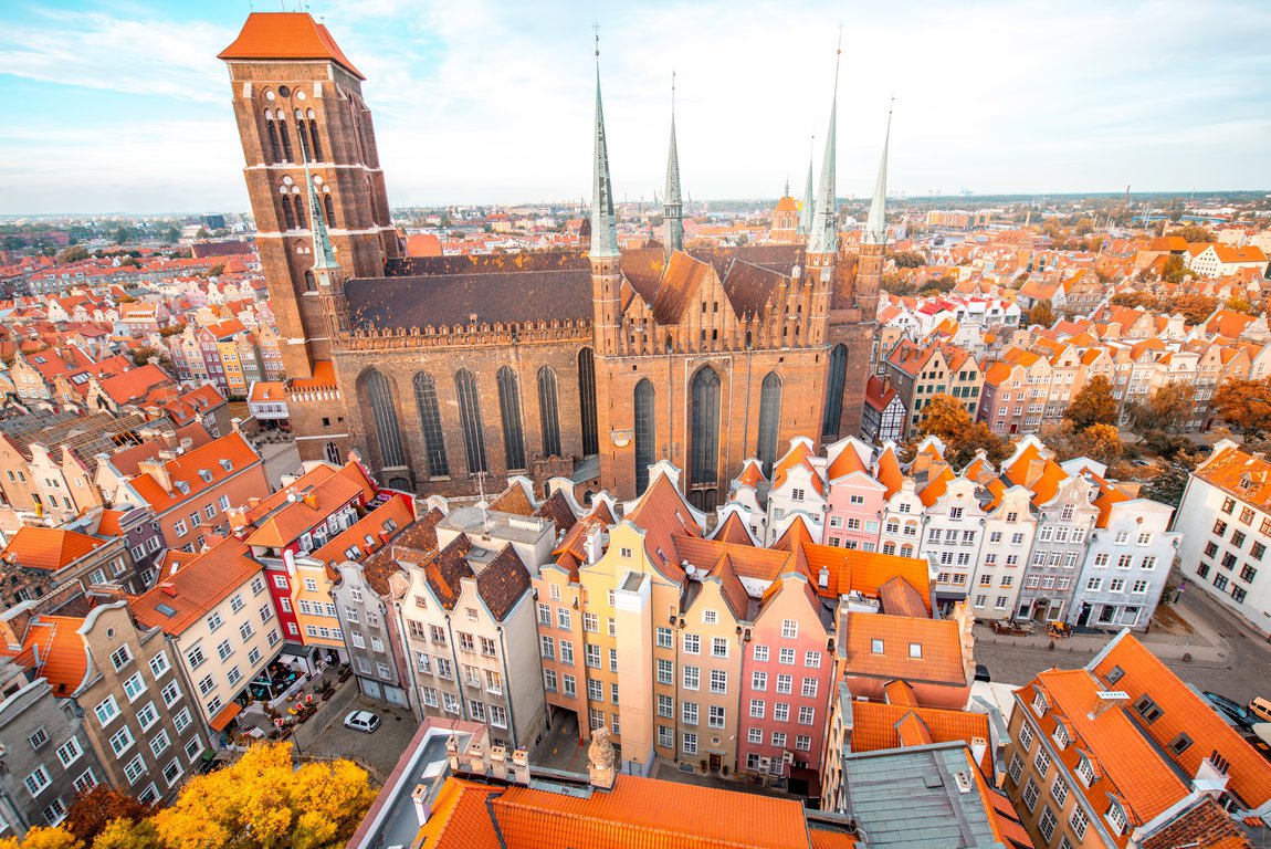 Churches in Gdansk. Gdansk places to visit. St. Mary's Church Gdansk