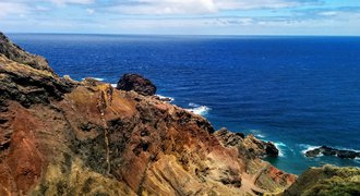 Tenerife hiking. Anaga mountains.