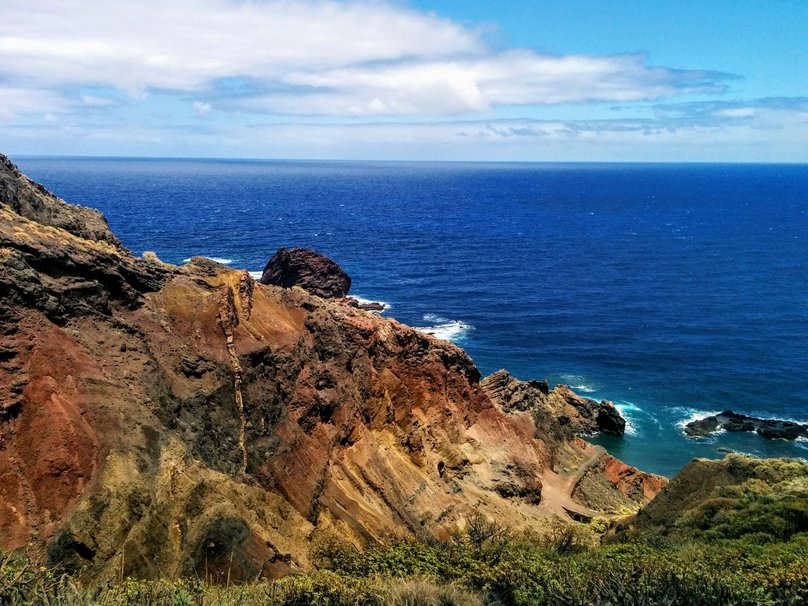 Tenerife hiking. Anaga mountains.