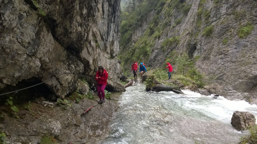hiking in Saalfelden, Austrian Alps, Salzburg region