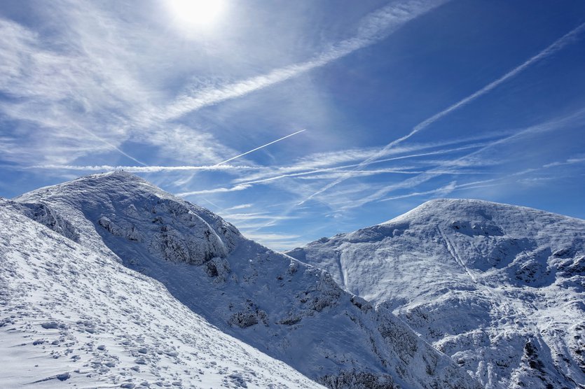 Western Tatra mountains in Poland - winter time