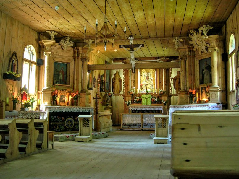Wooden church in Zakopane, Poland