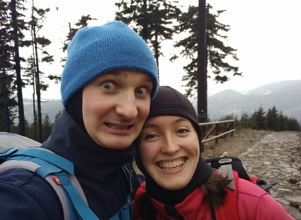 Hiking to Lysa hora - Moravian-Silesian Beskid range in Czech Republic
