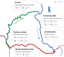 Map of the route to Krivan