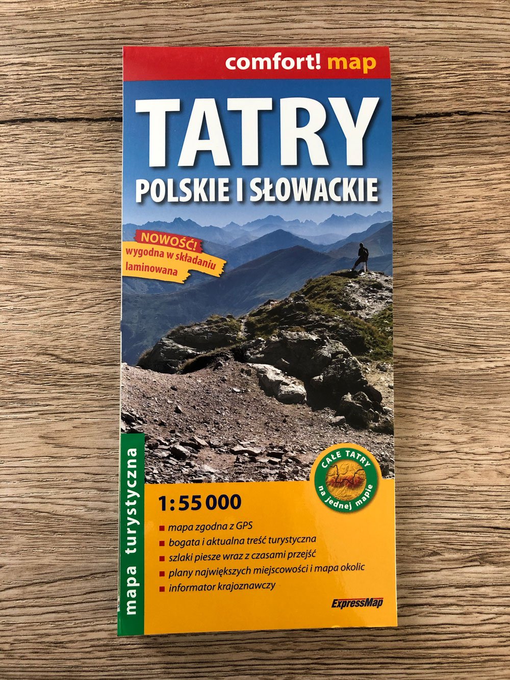 Hiking map of Tatras