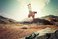 Jumping man outdoors