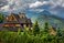 mountain hut in polish mountains