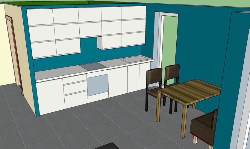 Kitchen project in SketchUp