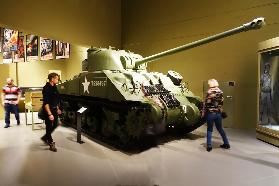 Exhibition of the tank