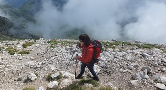 Hiking in the mountains - Julian Alps, Slovenia