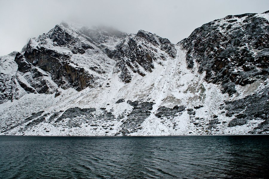 Black Pond in Tatra mountains, Poland