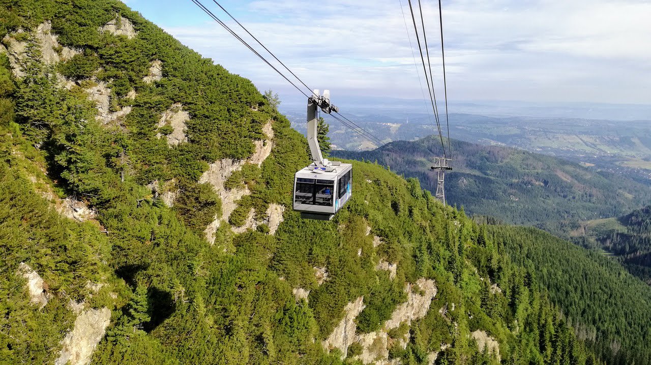 Cable car to Kasprowy Wierch, Tatra mountains