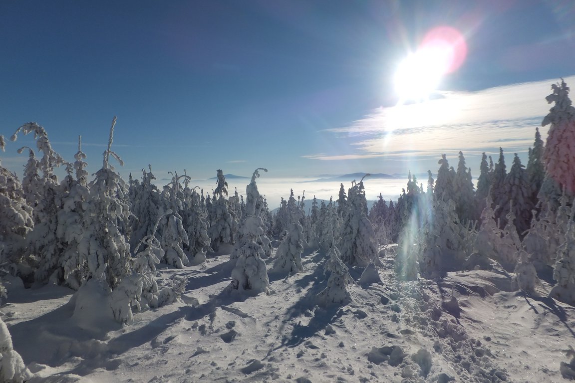 Szczyrk ski resort, Beskid mountains, Poland
