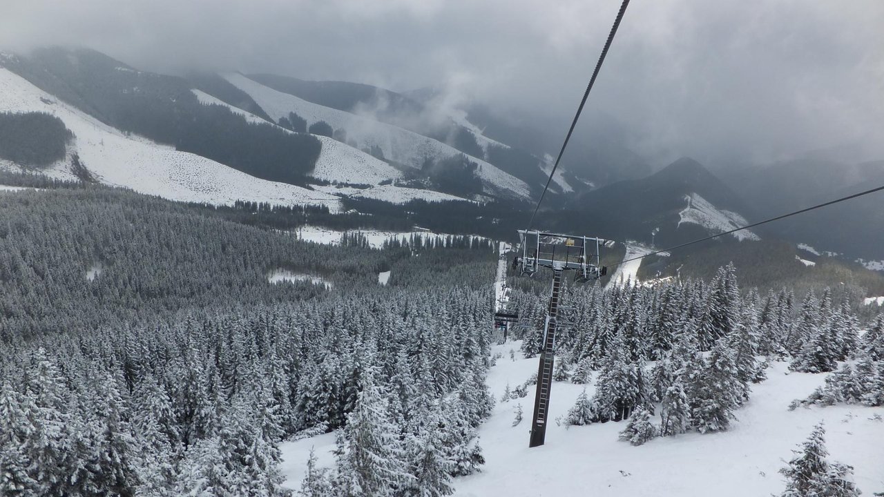 Chopok Jasna ski resort, Tatra mountains, Slovakia