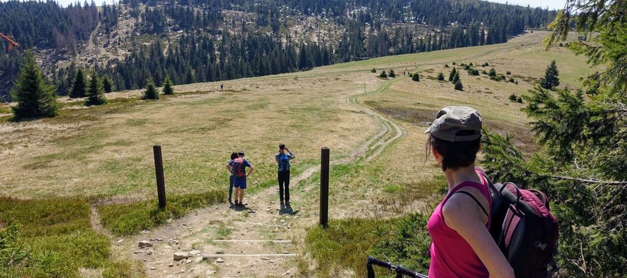 Hiking in Gorce mountains, Poland