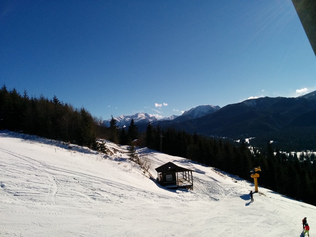 skiing in Oravice Meander Park, Slovakia